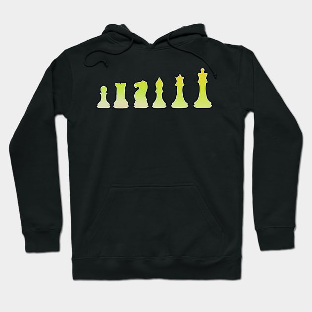 CHESS BOARD GAME SKILL SHATRANJ Hoodie by Lin Watchorn 